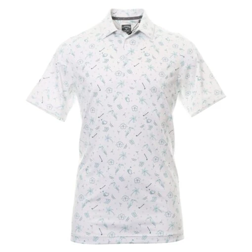 Callaway Golf Golf & Tucan Print Polo -Comfortable Sportswear Callaway Golf Golf Tucan Print Polo CGKSD087 100 1 scaled