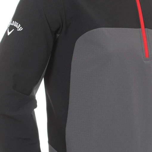 Callaway Golf Stormfleece Lite Pullover -Comfortable Sportswear Callaway Golf Stormfleece Lite Pullover CGRFB008 Caviar 002 3 scaled