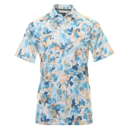 Callaway Golf X-Ray Floral Print Polo -Comfortable Sportswear Callaway Golf X Ray Floral Print Polo CGKSD095 100 1 scaled
