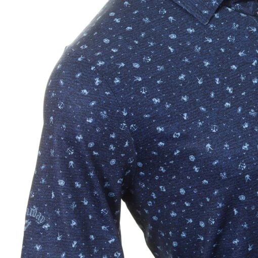 Callaway Golf Zodiac Novel Print Shirt -Comfortable Sportswear Callaway Golf Zodiac Novel Print Shirt CGKFC054 442 3 scaled