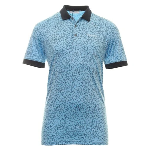 Calvin Klein Golf Fracture Shirt -Comfortable Sportswear Calvin Klein Golf Fracture Shirt CKMS23755 Boy Blue 1 scaled