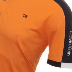 Calvin Klein Golf Miles Shirt -Comfortable Sportswear Calvin Klein Golf Miles Shirt CKMS23754 Orange 3 scaled