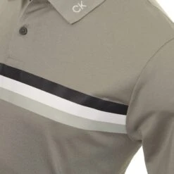 Calvin Klein Golf Parker Shirt -Comfortable Sportswear Calvin Klein Golf Parker Shirt CKMS23752 Cameo Green 3 scaled