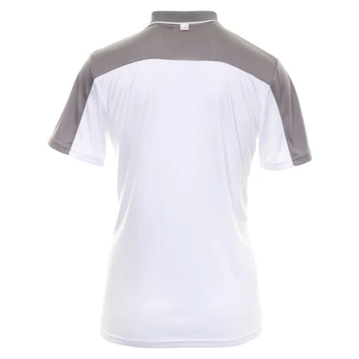Couture Club Golf Panelled 1/4 Shirt -Comfortable Sportswear Couture Club Golf Panelled 1 4 Shirt TCCM1977 Grey White 2 scaled
