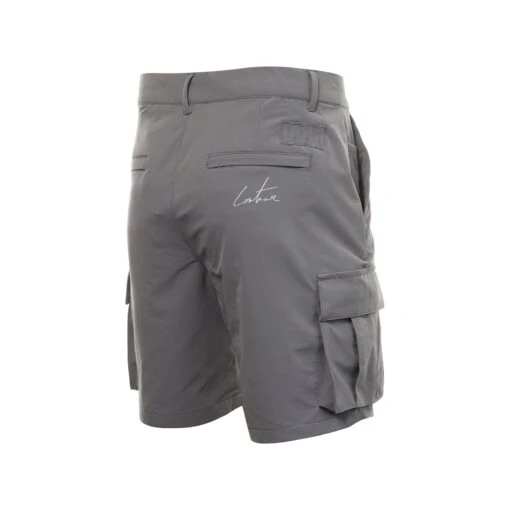 Couture Club Golf Smart Cargo Shorts -Comfortable Sportswear Couture Club Golf Smart Cargo Shorts TCCM1982 Grey 2 scaled