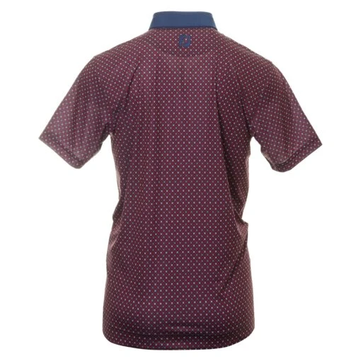 FootJoy Circle Print Lisle Golf Shirt -Comfortable Sportswear FootJoy Circle Print Lisle Golf Shirt 80035 2 scaled