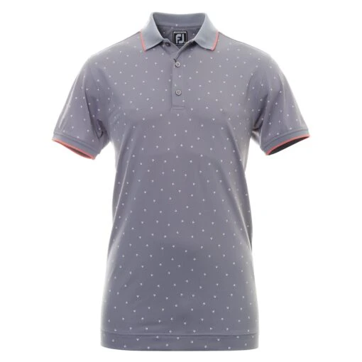 FootJoy Push Play Print Pique Golf Shirt -Comfortable Sportswear FootJoy Push Play Print Pique Golf Shirt 88394 1 scaled