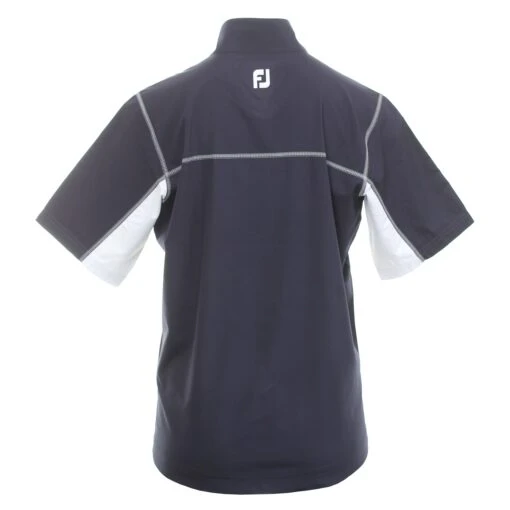 FootJoy FJ Half Zip SS Windshirt -Comfortable Sportswear FootJoyFJHalfZipSSWindshirt84498Navy2 scaled