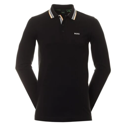 BOSS Plisy LS Polo Shirt -Comfortable Sportswear Hugo BOSS Plisy LS Polo Shirt FW22 50469108 003 1 scaled