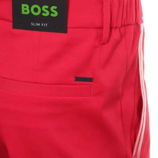 BOSS S-Liem Chino Shorts -Comfortable Sportswear Hugo BOSS S Liem Chino Shorts 50472340 Bright Pink 673 3 scaled