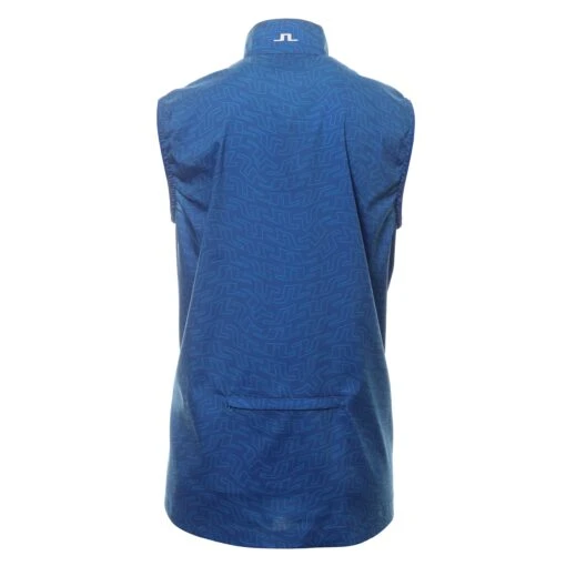 J.Lindeberg Golf Ash Light Print Packable Vest -Comfortable Sportswear J.Lindeberg Golf Ash Light Print Packable Vest GMOW08119 O477 2 scaled
