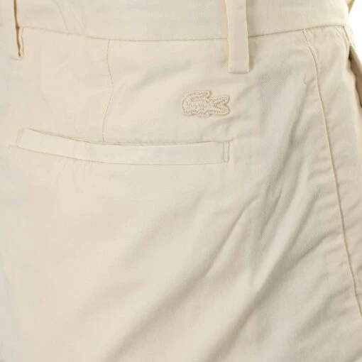 Lacoste Lightweight Chino Pants -Comfortable Sportswear Lacoste Lightweight Chino Pants HH1053 Natural 056 3 scaled