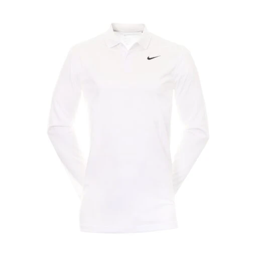 Nike Golf Dri-Fit Victory Solid Long Sleeve Shirt -Comfortable Sportswear Nike Golf Dri Fit Victory Solid Long Sleeved Shirt DN2344 100 1
