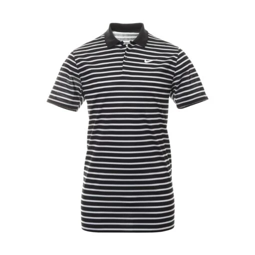 Nike Golf Dri-Fit Victory Stripe Shirt -Comfortable Sportswear Nike Golf Dri Fit Victory Stripe Shirt DH0829 Black 010 1