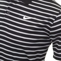 Nike Golf Dri-Fit Victory Stripe Shirt -Comfortable Sportswear Nike Golf Dri Fit Victory Stripe Shirt DH0829 Black 010 3 scaled