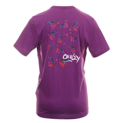 Oakley Golf 11 Frogs B1B Tee -Comfortable Sportswear Oakley Golf 11 Frogs B1B Tee 403150 Ultra Purple 89N 2 scaled