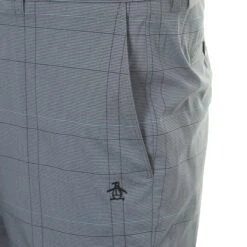 Original Penguin Golf End On End Plaid Trousers -Comfortable Sportswear Original Penguin Golf End On End Plaid Trousers OGBFB011 Caviar 001 3 scaled