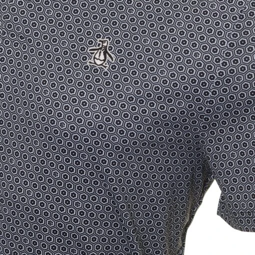 Original Penguin Golf Heritage Floral Geo Print Polo Shirt -Comfortable Sportswear Original Penguin Golf Heritage Floral Geo Print Polo Shirt OGKSD022 001 3 scaled