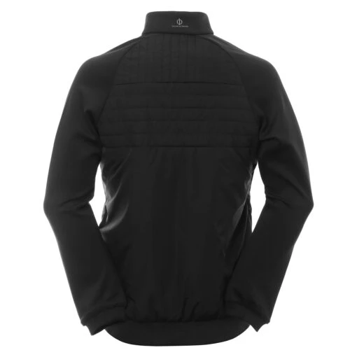 Oscar Jacobson Harrington Full Zip Jacket -Comfortable Sportswear Oscar Jacobson Harrington Full Zip Jacket OJTOP0087 Black 2 scaled