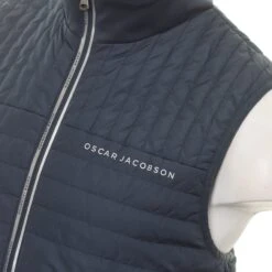 Oscar Jacobson Hodgson Full Zip Gilet -Comfortable Sportswear Oscar Jacobson Hodgson Full Zip Gilet OJTOP0118 China Blue 3 scaled