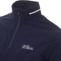 Oscar Jacobson Laguna 1/4 Zip Jacket -Comfortable Sportswear Oscar Jacobson Laguna 1 4 Zip Jacket OJTOP0165 Navy 3 scaled