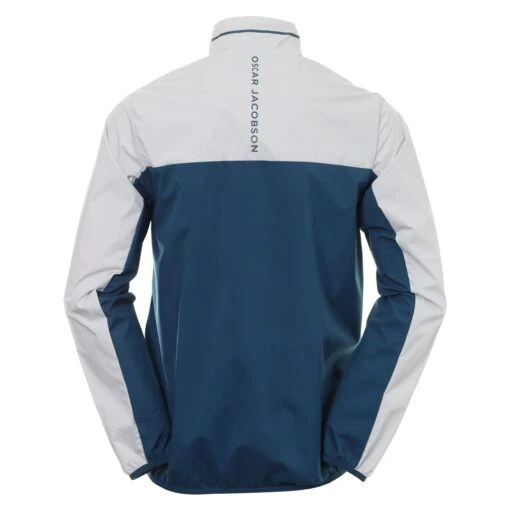 Oscar Jacobson Phoenix 1/4 Zip Jacket -Comfortable Sportswear Oscar Jacobson Pheonix 1 4 Zip Jacket OJTOP0060 Teal Lunar Grey 2 scaled