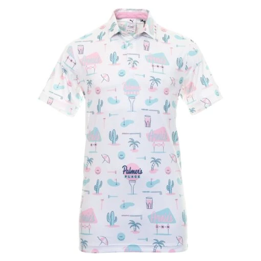 Puma Golf X Arnold Palmer Palmer's Place Shirt -Comfortable Sportswear Puma Golf X Arnold Palmer Palmer s Place Shirt 537483 01 1 scaled