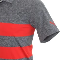 Puma Golf Kiwi Stripe Polo Shirt -Comfortable Sportswear PumaGolfKiwiStripePoloShirt599113NavyBlazerHeatherHighRisk073 scaled