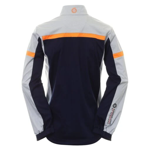 Sunderland Golf Nevada Zip Windshirt -Comfortable Sportswear Sunderland Golf Nevada Zip Windshirt SUNMW86 Nev Navy Silver Marl Lava 2 scaled