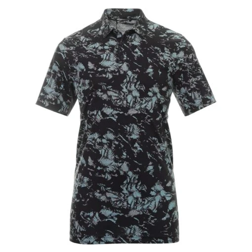 TravisMathew Alley Oop Polo Shirt -Comfortable Sportswear TravisMathew Alley Oop Polo Shirt 1MV104 Black 1 scaled