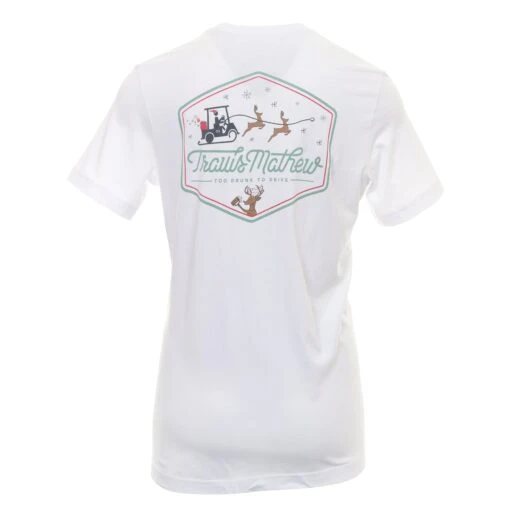 TravisMathew Danisher Tee Shirt -Comfortable Sportswear TravisMathew Danisher Tee Shirt 1MX377 White 2 scaled