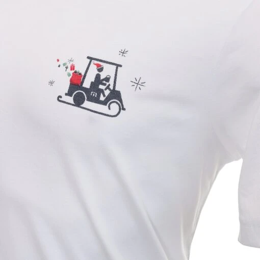 TravisMathew Danisher Tee Shirt -Comfortable Sportswear TravisMathew Danisher Tee Shirt 1MX377 White 3 scaled