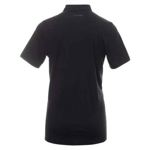 TravisMathew Heater Polo Shirt -Comfortable Sportswear TravisMathew Heater Polo Shirt 1MW395 Black 2 scaled