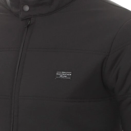 TravisMathew Interlude Filled Jacket -Comfortable Sportswear TravisMathewInterludeFilledJacket1MT003Black2 scaled