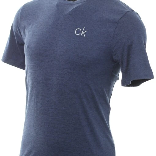 Calvin Klein Golf Newport Tee Shirt -Comfortable Sportswear calvin klein golf newport tee shirt c9354 navy 2
