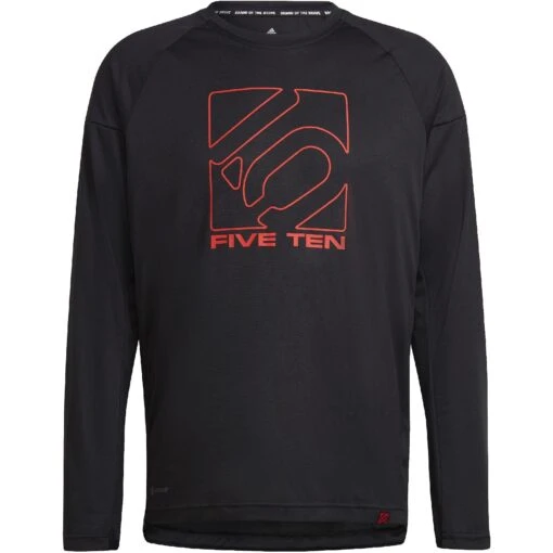 Five Ten Long Sleeve Jersey - Black -Comfortable Sportswear five ten hg1305 long sleeve jersey 01 1421356