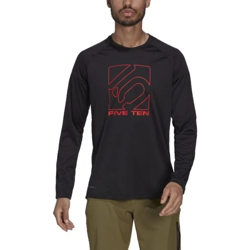 Five Ten Long Sleeve Jersey - Black -Comfortable Sportswear five ten hg1305 long sleeve jersey 02 1421357
