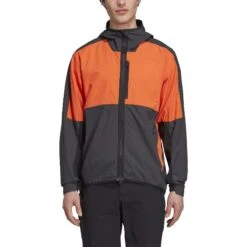Five Ten Windbreaker - Semi Impact Orange / Black -Comfortable Sportswear five ten ht9611 wind breaker semi impact orange black 03 1441555