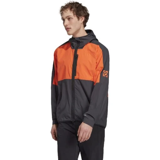 Five Ten Windbreaker - Semi Impact Orange / Black -Comfortable Sportswear five ten ht9611 wind breaker semi impact orange black 05 1441557