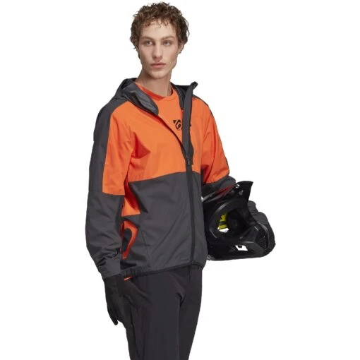Five Ten Windbreaker - Semi Impact Orange / Black -Comfortable Sportswear five ten ht9611 wind breaker semi impact orange black 06 1441558