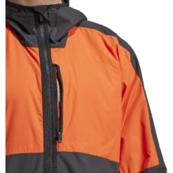 Five Ten Windbreaker - Semi Impact Orange / Black -Comfortable Sportswear five ten ht9611 wind breaker semi impact orange black 08 1441560