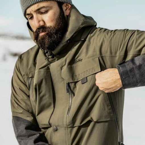 Lundhags Ocke Jacket - Forest Green/Charcoal 616 -Comfortable Sportswear lundhags ocke waterproof jacket forest green 616 3 1337252