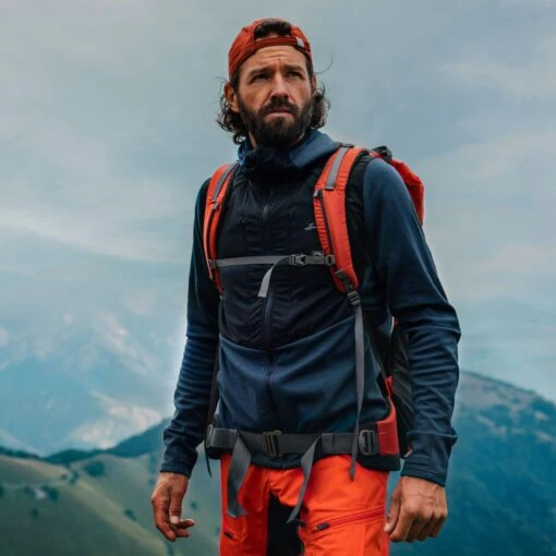Lundhags Padje Merino Block Hoodie Jacket - Light Navy 480 -Comfortable Sportswear lundhags padje merino block hoodie jacket 2 1512780