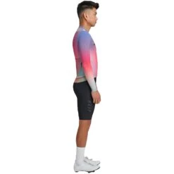 MAAP Blurred Out Pro Hex Long Sleeve Jersey 2.0 Men - Red Mix -Comfortable Sportswear maap blurred out pro hex long sleeve jersey 2 1524423