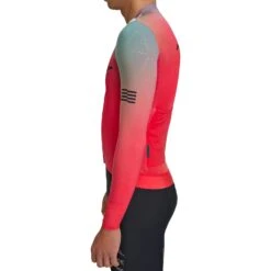 MAAP Blurred Out Pro Hex Long Sleeve Jersey 2.0 Men - Red Mix -Comfortable Sportswear maap blurred out pro hex long sleeve jersey 2 1524424