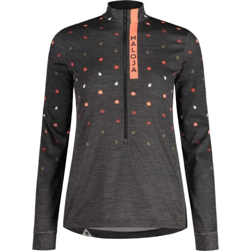 Maloja CopperbeechM. Adventure Midlayer Women's Shirt - Moonless 0817 34125 -Comfortable Sportswear maloja copperbeechm 1305417
