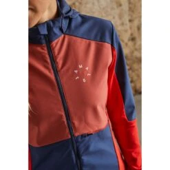 Maloja NeshaM. Nordic Hybrid Softshell Women's Jacket - Chocolate Multi 8785 -Comfortable Sportswear maloja nesham 1531041