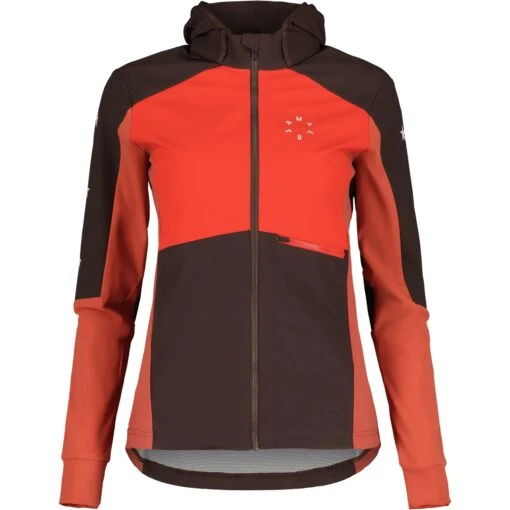 Maloja NeshaM. Nordic Hybrid Softshell Women's Jacket - Chocolate Multi 8785 -Comfortable Sportswear maloja nesham 1552088