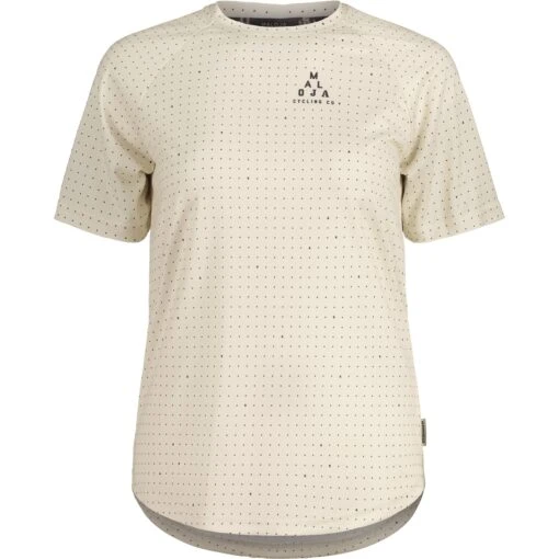 Maloja SandlingM. 1/2 Multi Cycle Women's Tee - Glacier Milk 8585 -Comfortable Sportswear maloja sandlingm 1468851