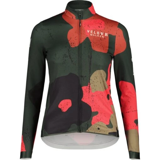 Maloja ToadstoolM. 1/1 Women's Cycle Jacket - Deep Forest Primrose 8795 -Comfortable Sportswear maloja toadstoolm 1540943